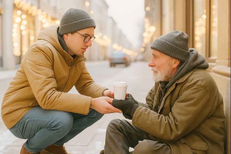 When You Don’t Know What to Say at Christmas to the Homeless or a Loved One Who is Estranged